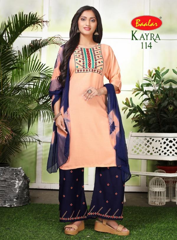 Baalar Kayra Vol-1Rayon Designer Exclusive Ready Made Suit